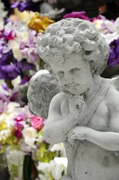 Statue of cupid Stock Photos