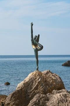 Statue of a dancer. Foto stock