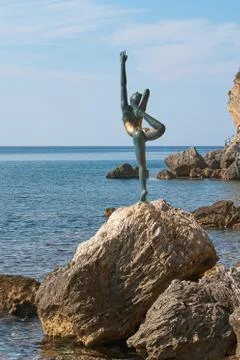 Statue of a dancer. Stock Photos