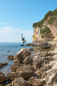 Statue of a dancer. Stock Photos