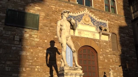 Statue of David Vídeo Stock 197630870