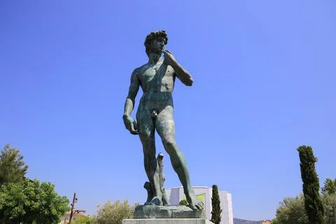 Statue David by Michelangelo in Nice Stock Photos