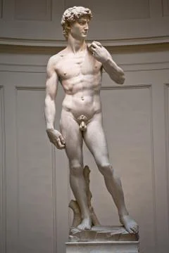 The Statue of David by Michelangelo Stock Photos