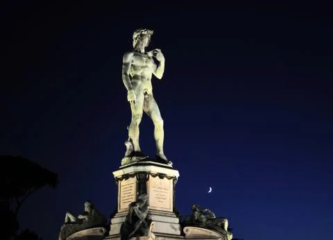 Statue of david Stock Photos