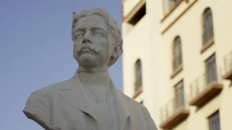 Statue De La Cruz, Old Havana Stock Footage 72469926