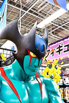 Statue of DEVILMAN Stock Illustration