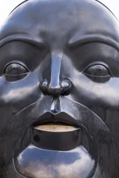 Statue donated by Botero Stock Photos