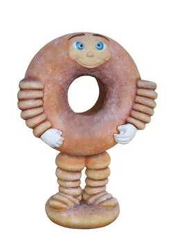 Statue of a Doughnut. Foto stock