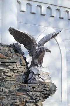 Statue of an eagle Stock Photos