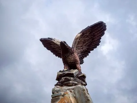 Statue of an Eagle Stock Photos
