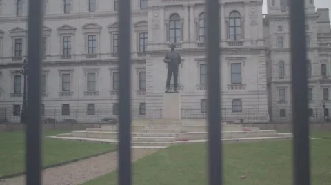 Statue of the Earl Mountbatten london Stock Footage 41896188