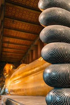 Statue element in Wat Pho temple, Bangkok, Thailand, 31 January, 2025 库存照片