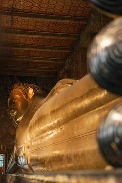 Statue element in Wat Pho temple, Bangkok, Thailand, 31 January, 2025 Фото