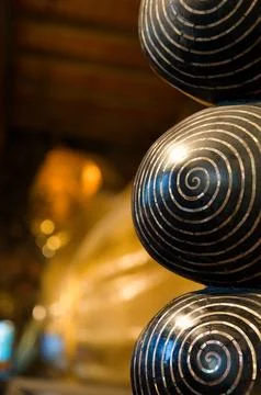Statue element in Wat Pho temple, Bangkok, Thailand, 31 January, 2025 库存照片