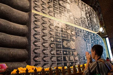 Statue element in Wat Pho temple, Bangkok, Thailand, 31 January, 2025 写真素材