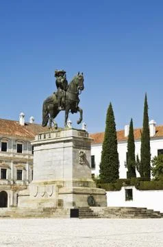 Statue of equestrain Stock Photos