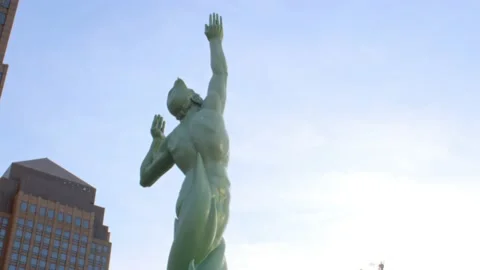 Statue of Eternal Life Stock Footage 155520910