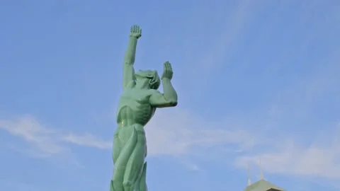 Statue of Eternal Life Stock Footage 155521386
