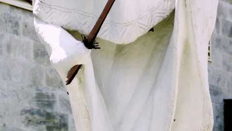 Statue of Eyo Stock Footage 123703770