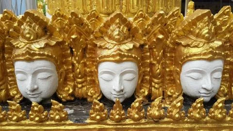 Statue face 스톡 사진