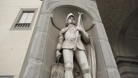 Statue, Florence, Italy Video stock 170891763