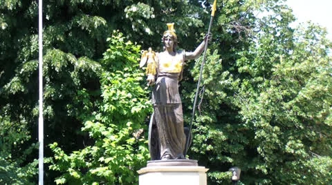 Statue Stock Footage 25041841