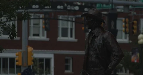 Statue Stock Footage 85587652