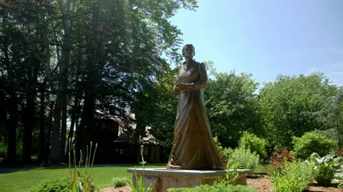 Statue Garden Stock Footage 169071145