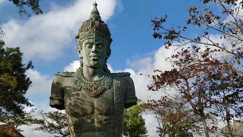 Statue of Garuda Wisnu Stock Footage 87135527