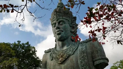 Statue of Garuda Wisnu Stock Footage 87137113