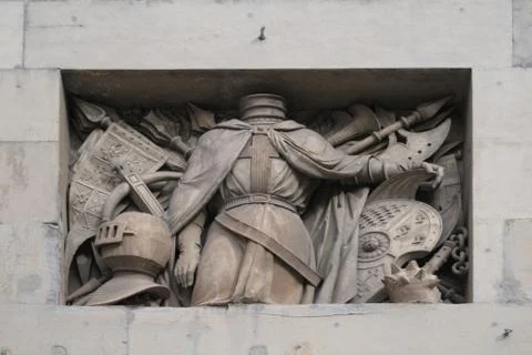 Statue in Genova Stock Photos