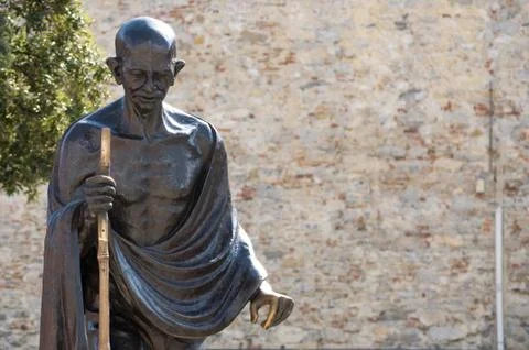 Statue of Ghandi Stock Photos