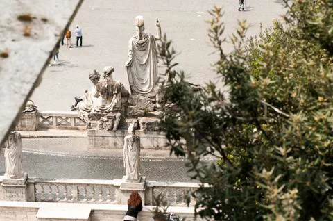 Statue of the goddess Rom Stock Photos