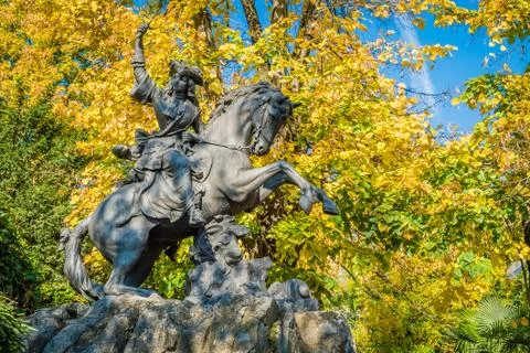 Statue in Grenoble Foto stock