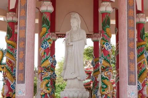 Statue of guanyin. Stock Photos