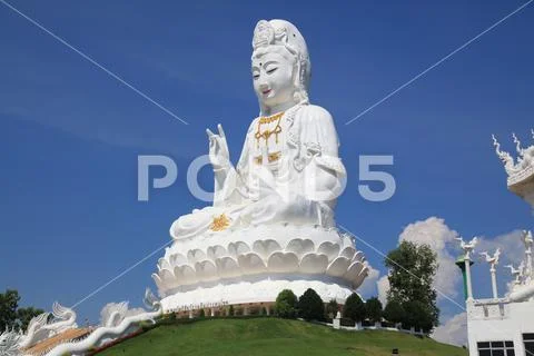 Statue of Guanyin Stock Photos