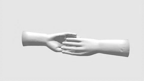 Statue Hands Rotating Stock Footage 237991998