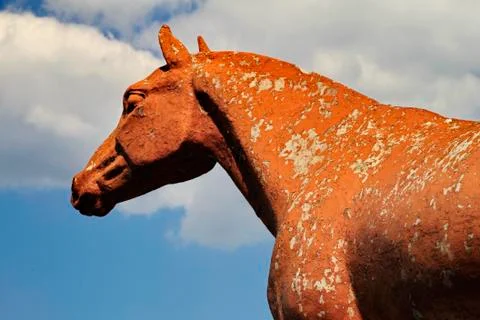 Statue of a horse Foto stock