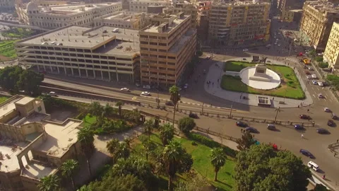 Statue of Ibrahim Pasha , Ataba Square ,Cairo - Egypt 2 Oc. 24 Stock Footage 291208094