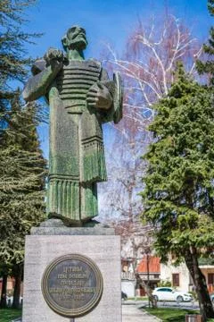 The statue of the Ivan Crnojevic Stock Photos