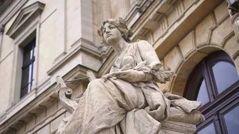 Statue Jan Palach Square Old Town Prague. Rudolfinum concert hall, Czech  Stock Footage 221955794
