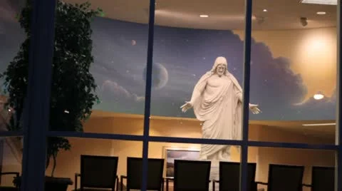 Statue of Jesus Christ Stock Footage 22358882