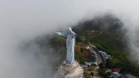 Statue Jesus Christ 스톡 동영상 323108215