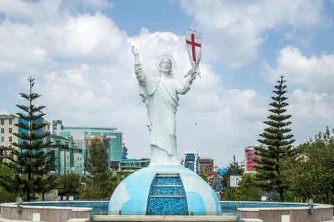 Statue of Jesus Stock Photos