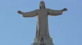 The statue of Jesus on Tibidabo Hill, Barcelona 4k or 4k+ Resolution