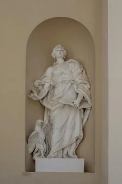 Statue of John the Apostle Stock Photos