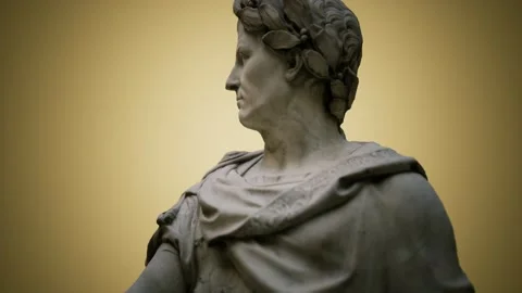 Statue of Julius Caesar Vídeos de archivo 129501344