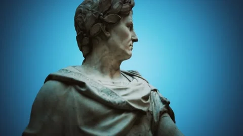 Statue of Julius Caesar Vídeos de archivo 130659398