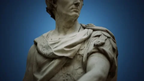 Statue of Julius Caesar Vídeo Stock 144422784