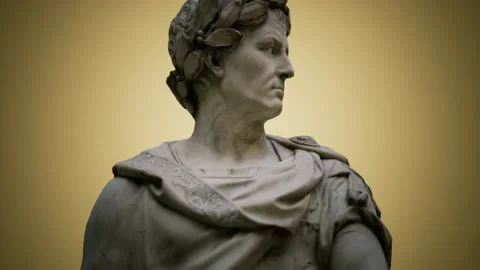 Statue of Julius Caesar Vídeo Stock 145638781